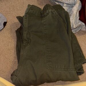 Olive Green Cargo Pants